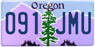 OR license plate 091JMU