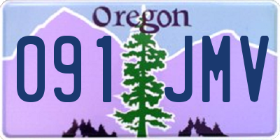 OR license plate 091JMV