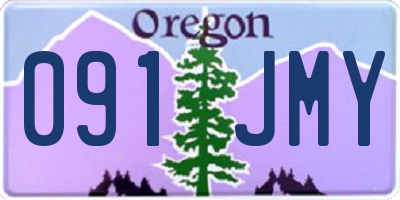 OR license plate 091JMY