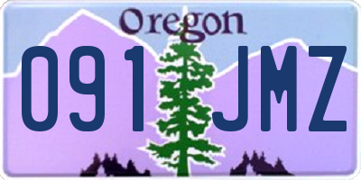 OR license plate 091JMZ