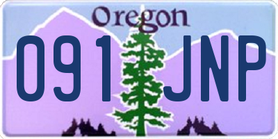 OR license plate 091JNP