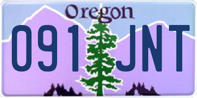 OR license plate 091JNT