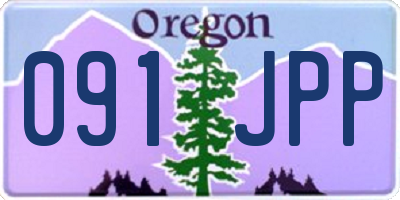 OR license plate 091JPP