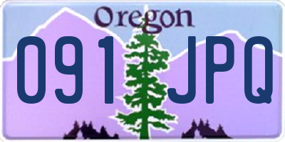 OR license plate 091JPQ