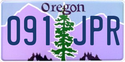 OR license plate 091JPR