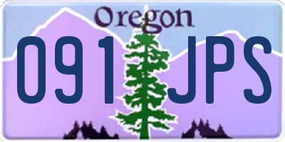 OR license plate 091JPS