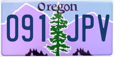 OR license plate 091JPV