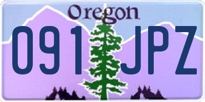 OR license plate 091JPZ