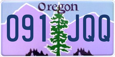OR license plate 091JQQ