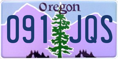 OR license plate 091JQS