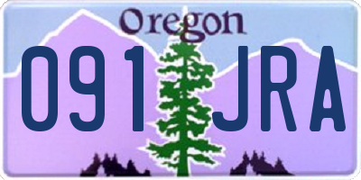 OR license plate 091JRA