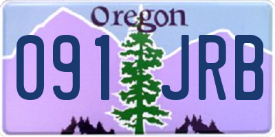 OR license plate 091JRB