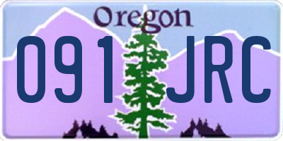 OR license plate 091JRC