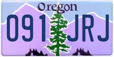 OR license plate 091JRJ