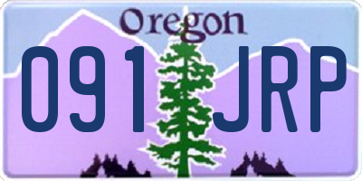 OR license plate 091JRP