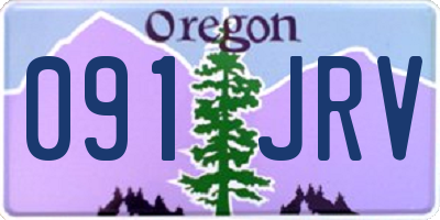 OR license plate 091JRV