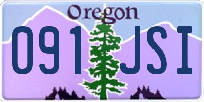 OR license plate 091JSI