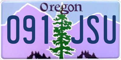 OR license plate 091JSU