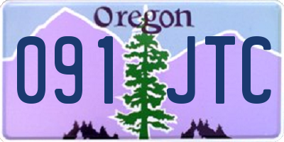OR license plate 091JTC