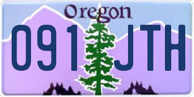 OR license plate 091JTH
