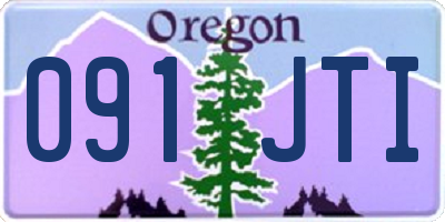 OR license plate 091JTI
