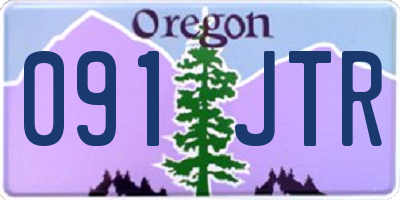 OR license plate 091JTR