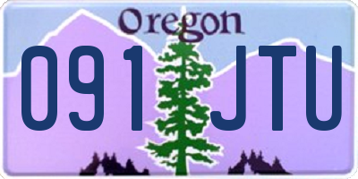 OR license plate 091JTU