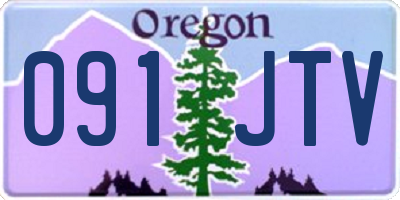 OR license plate 091JTV