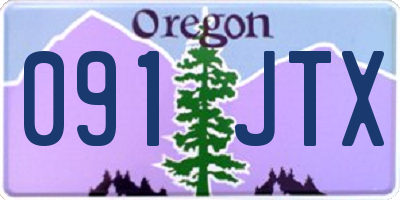 OR license plate 091JTX