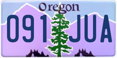 OR license plate 091JUA