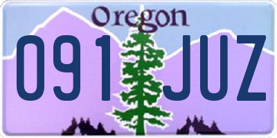 OR license plate 091JUZ