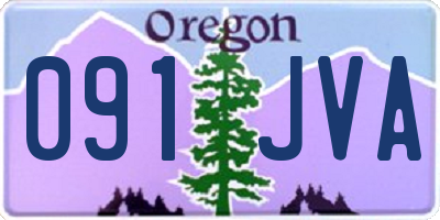 OR license plate 091JVA