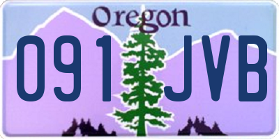 OR license plate 091JVB