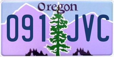 OR license plate 091JVC