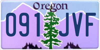 OR license plate 091JVF