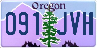 OR license plate 091JVH