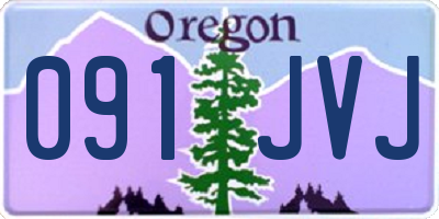 OR license plate 091JVJ