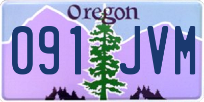 OR license plate 091JVM