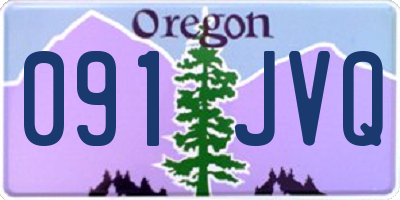 OR license plate 091JVQ