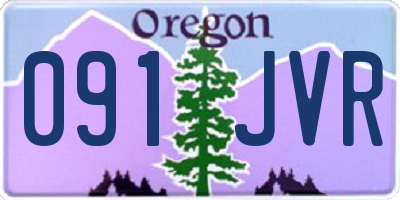 OR license plate 091JVR