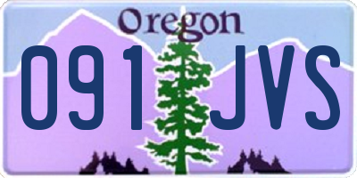 OR license plate 091JVS