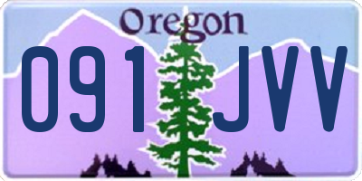 OR license plate 091JVV