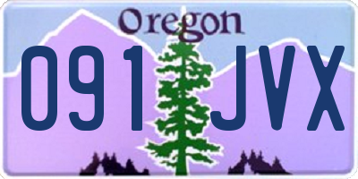 OR license plate 091JVX