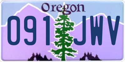 OR license plate 091JWV