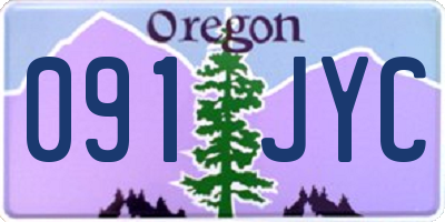 OR license plate 091JYC