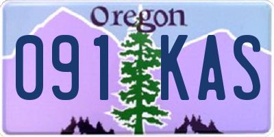 OR license plate 091KAS