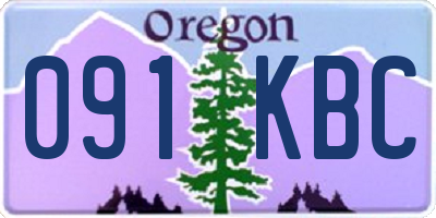 OR license plate 091KBC
