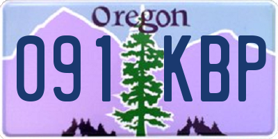 OR license plate 091KBP