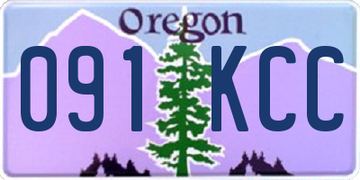 OR license plate 091KCC