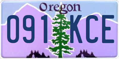 OR license plate 091KCE